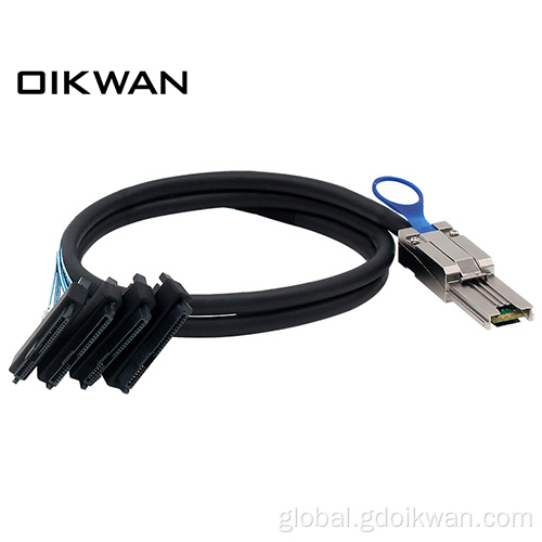 Sff 8088 Interface Cable MINI SAS SFF-8088 to 4SFF-8484 Manufactory